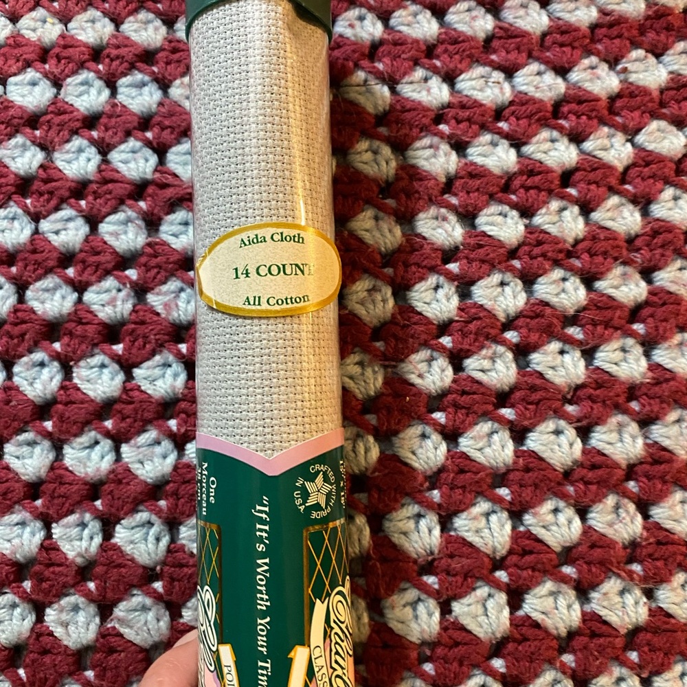Charles craft Aida cloth 14 count one dove grey and one smoker one. - Picture 3 of 4